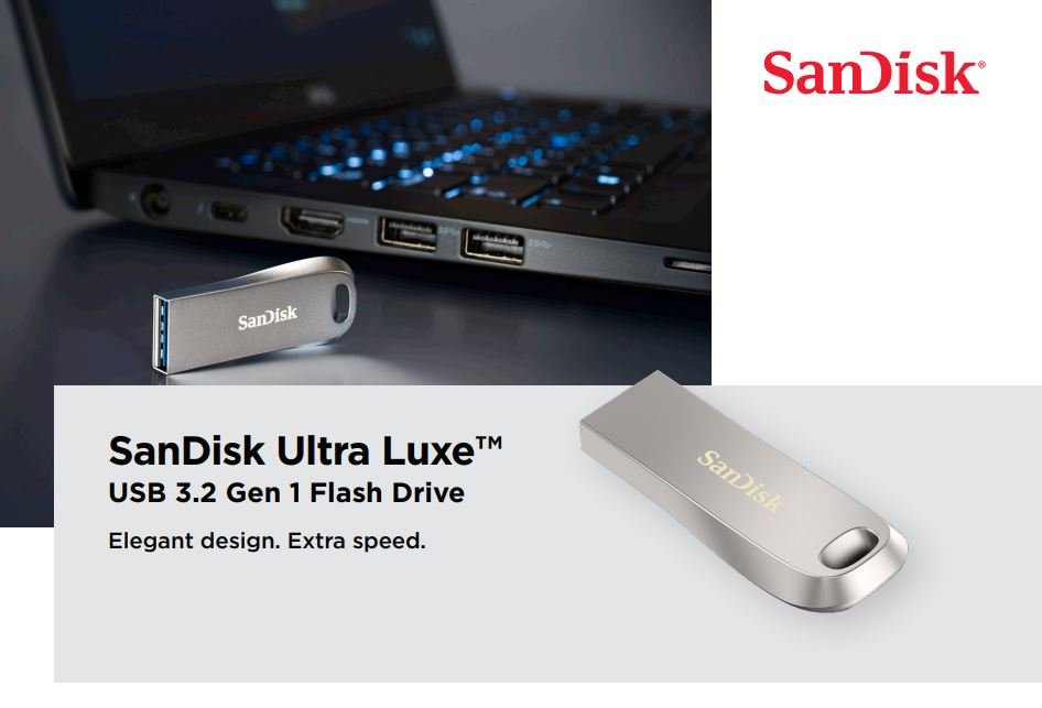 SanDisk Ultra Luxe 1TB USB 3 2 Gen 1 Flash Bellek SDCZ74 1T00 G46 SanDisk Ultra Luxe 1TB USB 3 2 Gen 1 Flash Bellek SDCZ74 1T00 G46