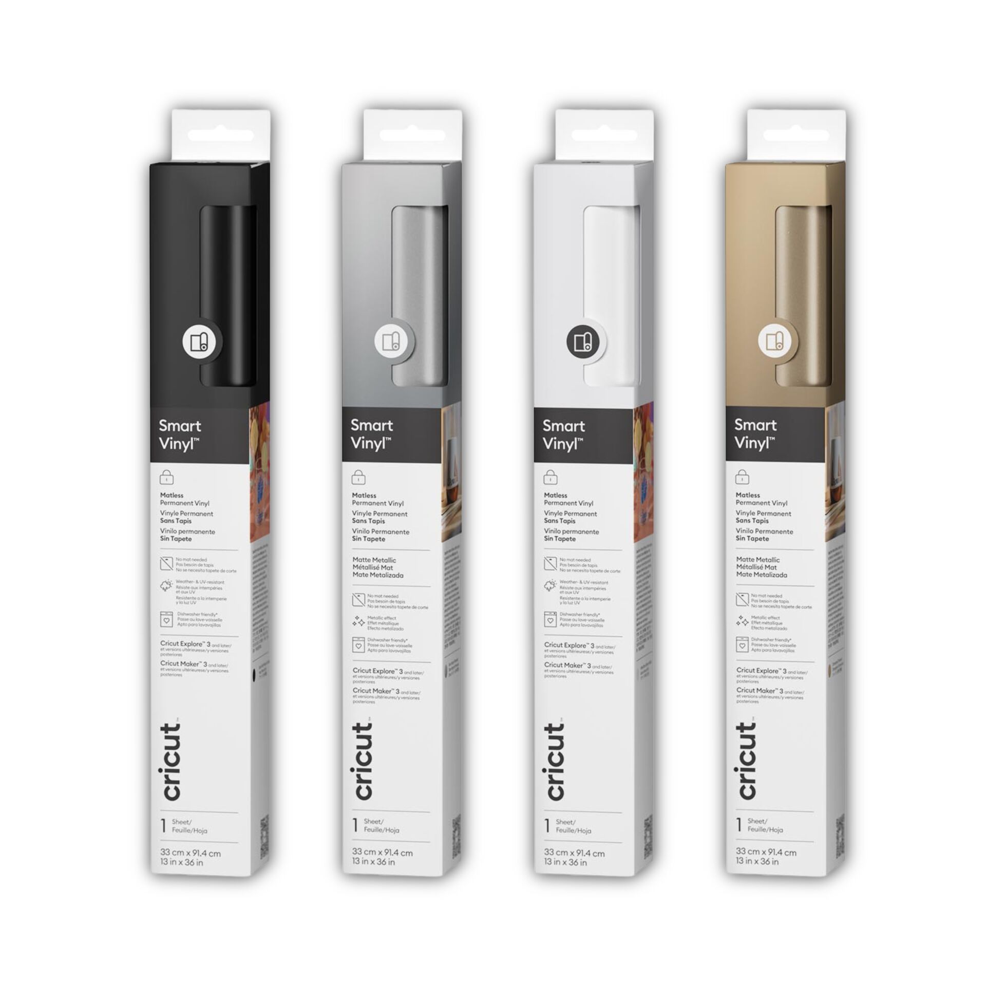 Cricut Smart Vinil Temel Renkler Paketi