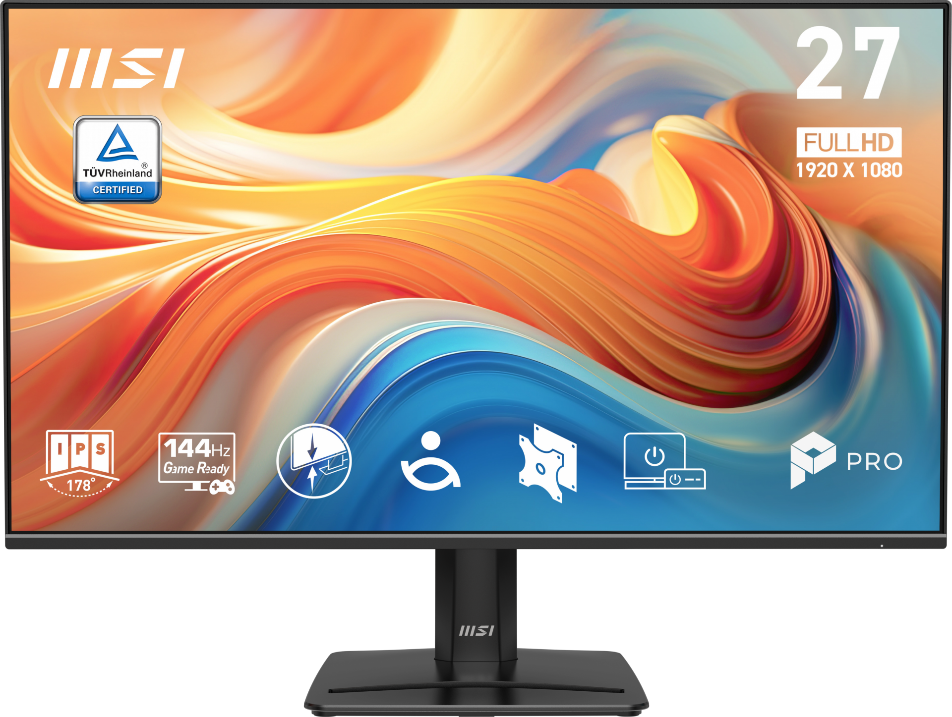 MSI 27 PRO MP271 E14A 1920x1080 (FHD) 16:9 FLAT IPS 144HZ 1MS (MPRT) FREESYNC MONITOR