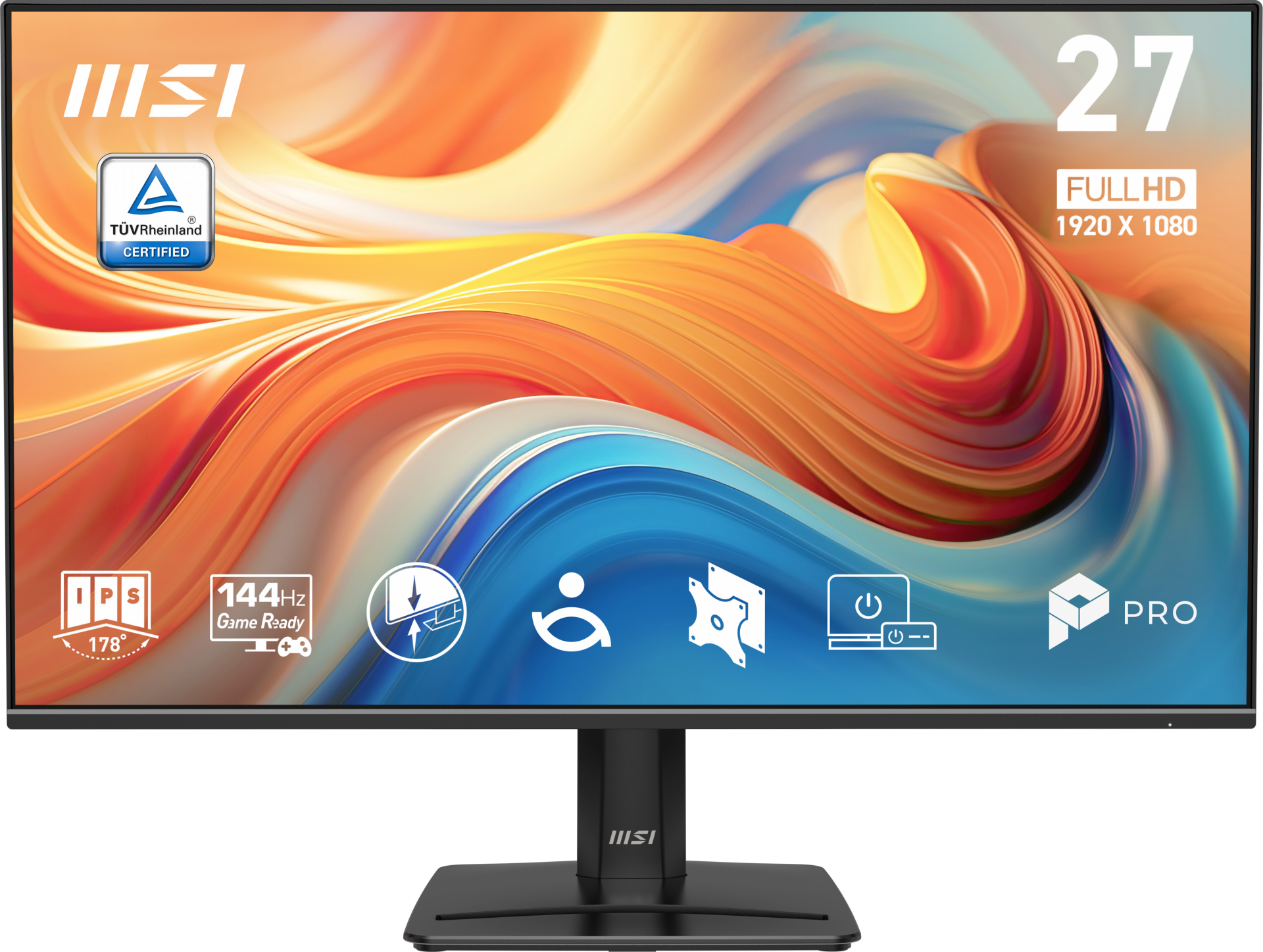 MSI 27 PRO MP271 E14A 1920x1080 (FHD) 16:9 FLAT IPS 144HZ 1MS (MPRT) FREESYNC MONITOR