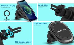 Honeywell Zest MagSafe Araç İçi Şarj Aleti HC000056