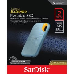 SanDisk Extreme 2TB 1050MB/sn V2 Taşınabilir SSD SDSSDE61-2T00-G25B