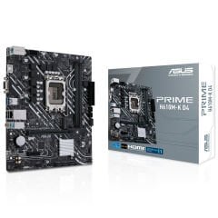 Asus Prime H610M-K D4 ARGB Intel H610 LGA1700 3200MHZ DDR4 M2 HDMI Usb 3.2 mATX Anakart
