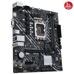 Asus Prime H610M-K D4 ARGB Intel H610 LGA1700 3200MHZ DDR4 M2 HDMI Usb 3.2 mATX Anakart