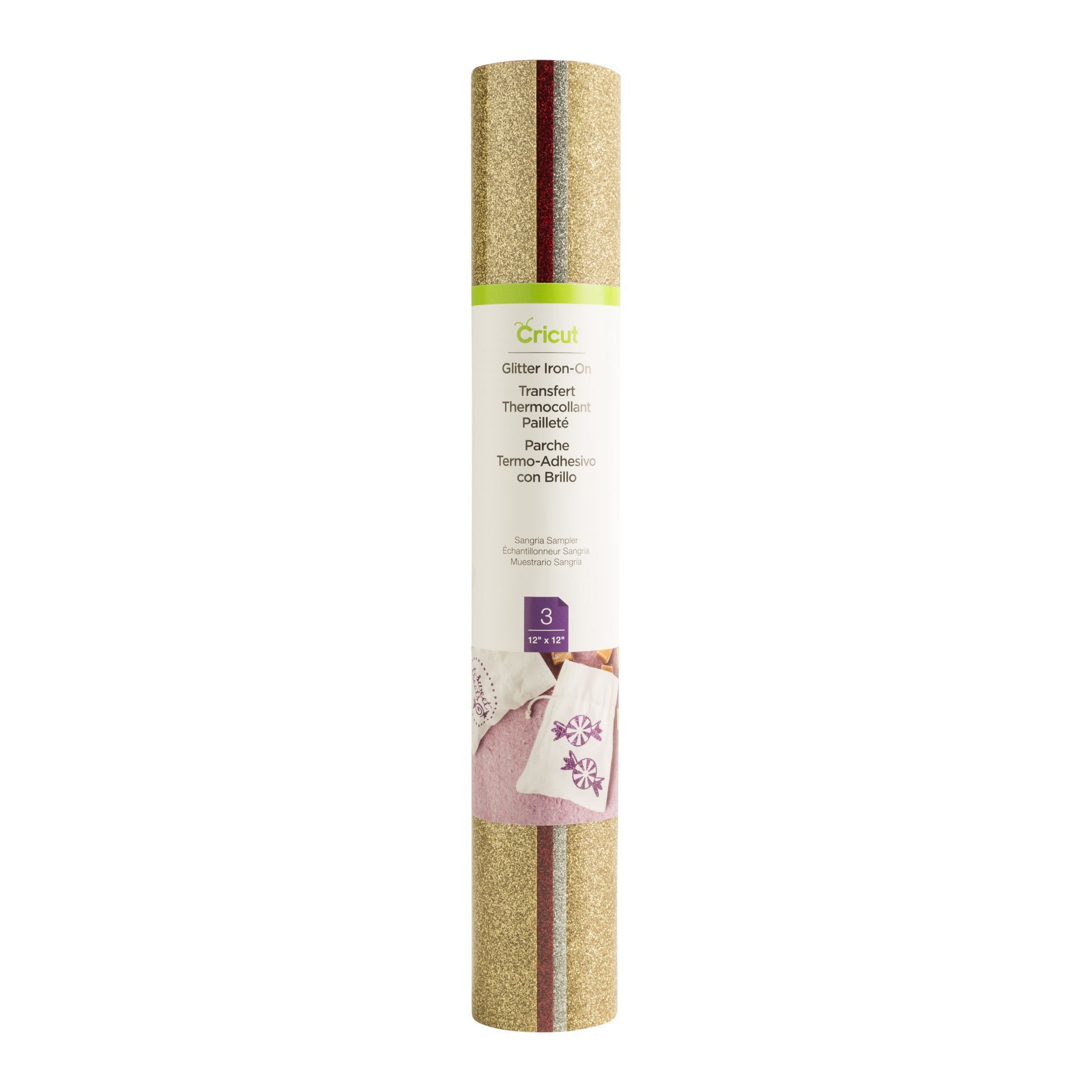 Cricut Parlak Iron On 30X30cm 3 Sayfa Sangrıa 2004503