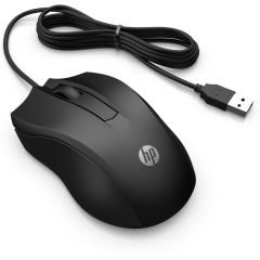 HP 100 USB Kablolu Mouse Siyah 6VY96AA