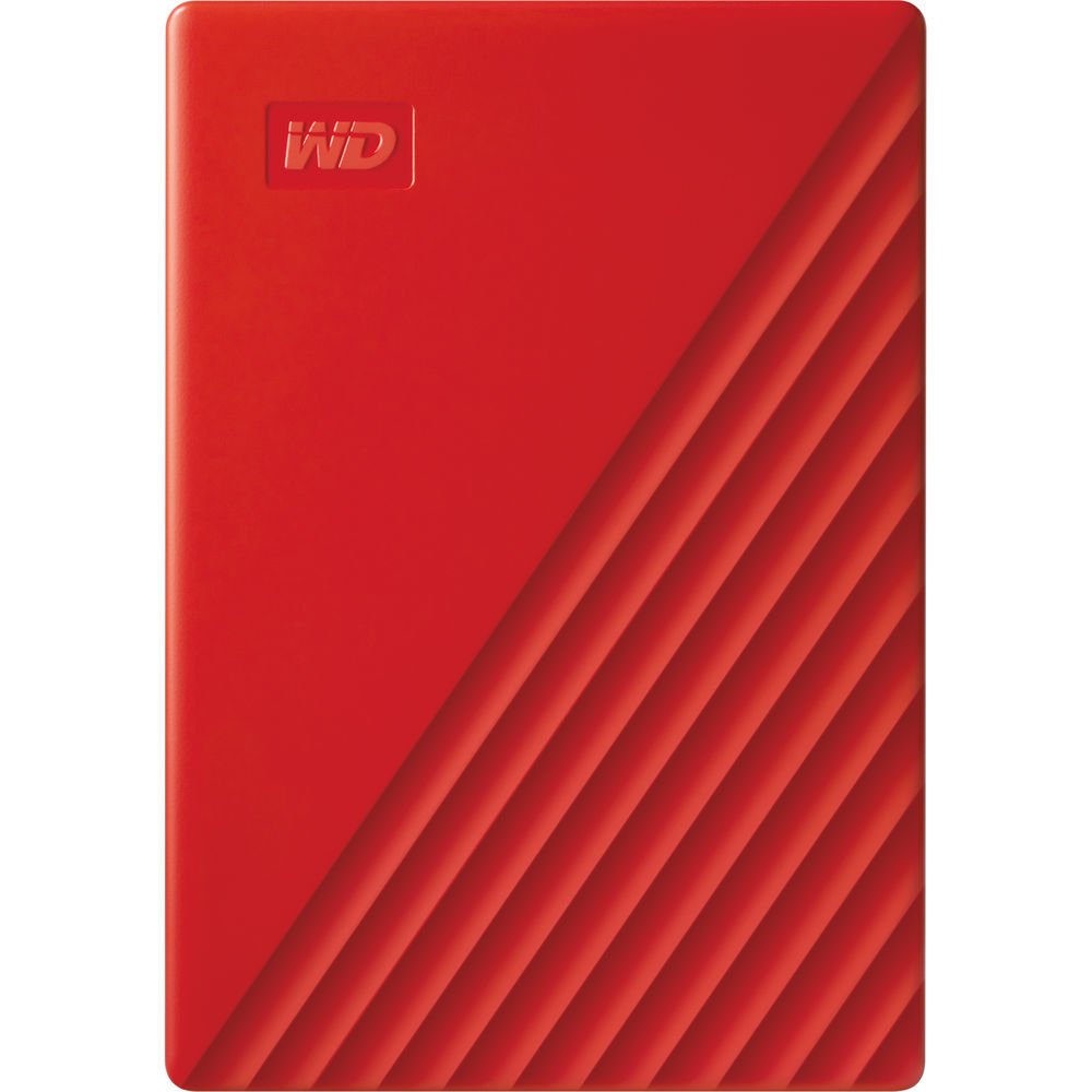 WD My Passport 4TB 2.5 inc USB 3.2 Kırmızı Taşınabilir Disk WDBPKJ0040BRD-WESN