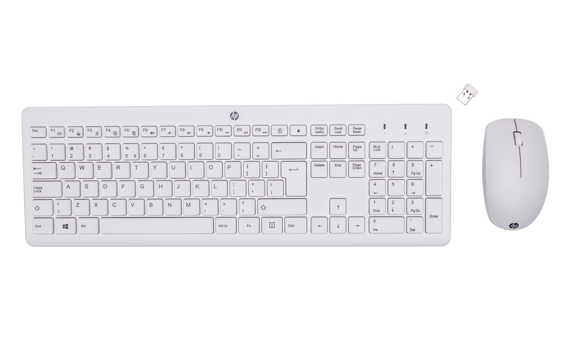 HP 230 Kablosuz Klavye Mouse Seti Türkçe Beyaz 3L1F0AA