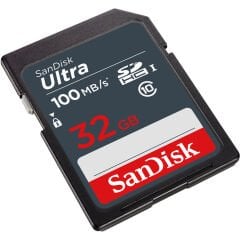 SanDisk Ultra 32GB 100MB/s SDHC/SDXC Class 10 UHS-I Hafıza Kartı SDSDUNR-032G-GN3IN