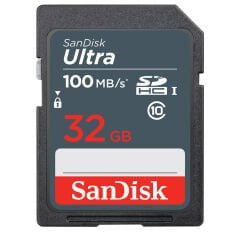 SanDisk Ultra 32GB 100MB/s SDHC/SDXC Class 10 UHS-I Hafıza Kartı SDSDUNR-032G-GN3IN