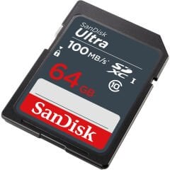 SanDisk Ultra 64GB 100MB/s SDHC/SDXC Class 10 UHS-I Hafıza Kartı SDSDUNR-064G-GN3IN