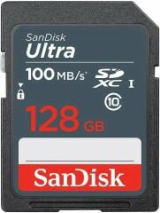 SanDisk Ultra 128GB 100MB/s SDHC/SDXC Class 10 UHS-I Hafıza Kartı SDSDUNR-128G-GN3IN