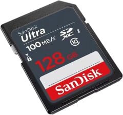 SanDisk Ultra 128GB 100MB/s SDHC/SDXC Class 10 UHS-I Hafıza Kartı SDSDUNR-128G-GN3IN