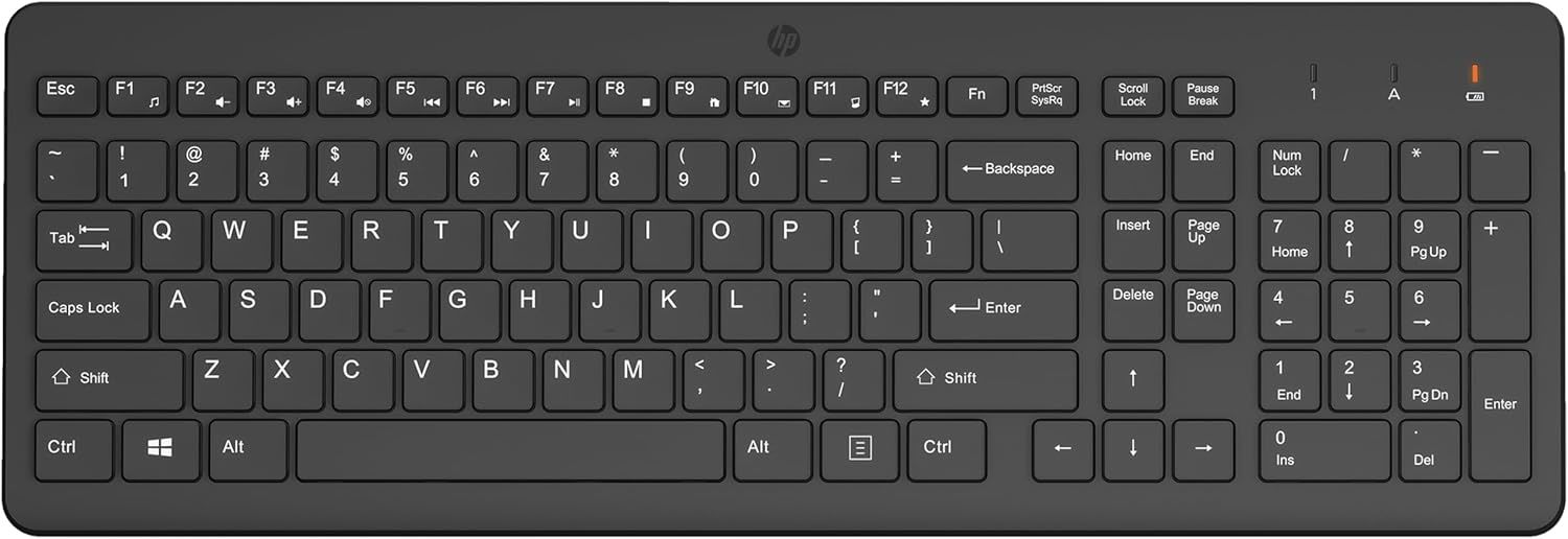 HP 220 Kablosuz Klavye Türkçe Siyah 805T2AA