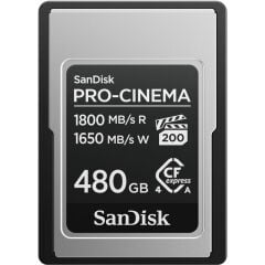 SanDisk PRO-CINEMA CFexpress 480GB SDCFEA-480G-GN4NN 1800MB/s Type A PCIe Gen 4.0 Hafıza Kartı