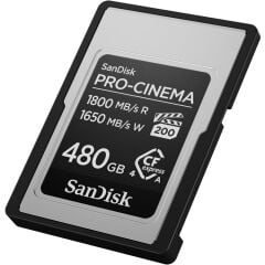 SanDisk PRO-CINEMA CFexpress 480GB SDCFEA-480G-GN4NN 1800MB/s Type A PCIe Gen 4.0 Hafıza Kartı