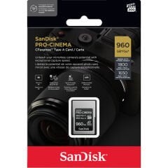 SanDisk PRO-CINEMA CFexpress 960GB SDCFEA-960G-GN4NN 1800MB/s Type A PCIe Gen 4.0 Hafıza Kartı