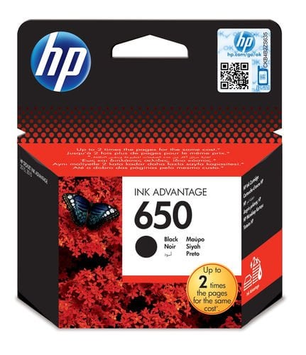 HP CZ101AE (650) SIYAH MUREKKEP KARTUSU 360 SAYFA (ORIJINAL)