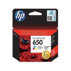 HP CZ102AE (650) UC RENKLI MUREKKEP KARTUSU 200 SAYFA (ORIJINAL)