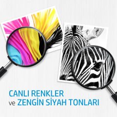 HP F6V25AE (652) SIYAH MUREKKEP KARTUSU 360 SAYFA (ORIJINAL)