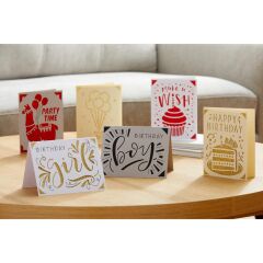 Cricut 2011954 Isıltılı Insert Kart 10.8x14cm 10lu Paket
