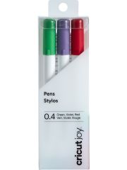 Cricut Joy İnce Uçlu Kalem Seti 3lü Paket Kırmızı Yeşil Menekşe 2007077