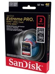 SanDisk Extreme Pro 2TB 250/150MB/s SDXC V30 UHS-I U3 Hafıza Kartı SDSDXXD-2T00-GN4IN