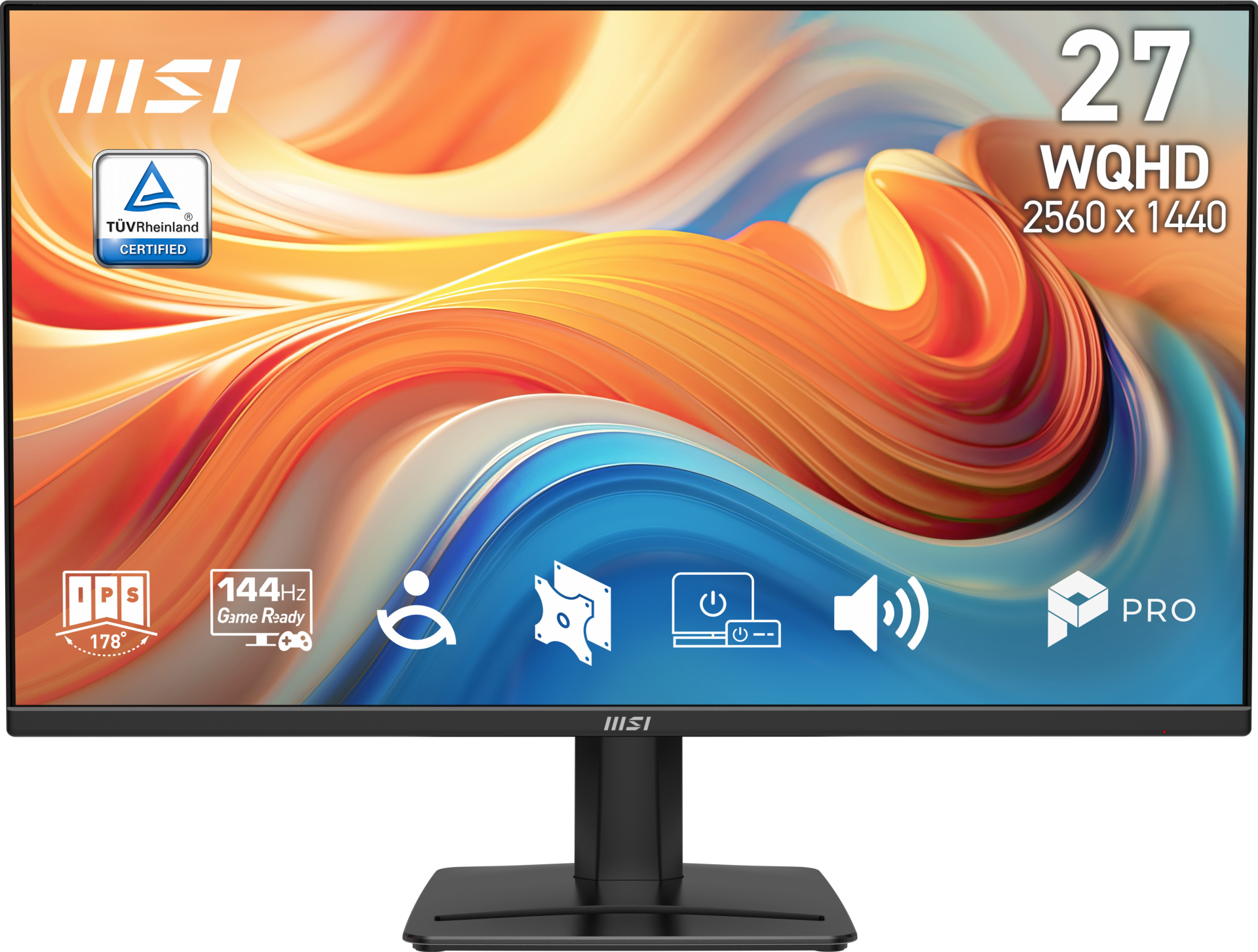 MSI 27'' PRO MP275Q E14 2560x1440 (WQHD) 16:9 FLAT IPS 144HZ 1MS (MPRT) FREESYNC MONITOR