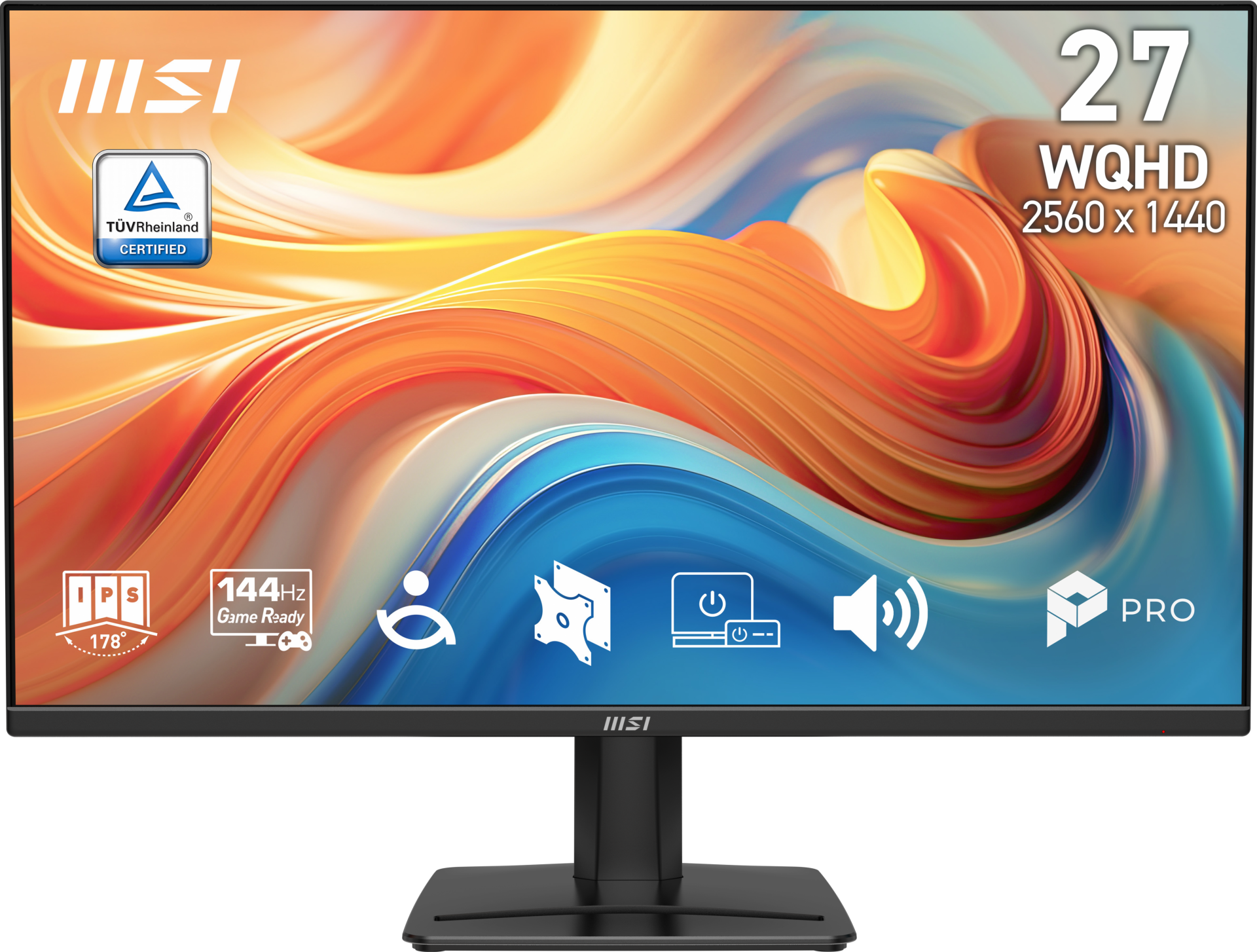 MSI 27'' PRO MP275Q E14 2560x1440 (WQHD) 16:9 FLAT IPS 144HZ 1MS (MPRT) FREESYNC MONITOR