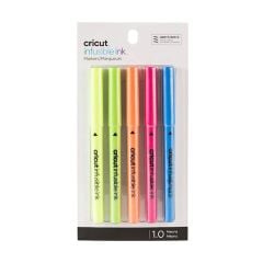 Cricut 2006258 Explore Maker Infusible Ink Orta Uclu Kalem Seti 5Li Paket Neon Renkler