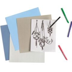 Cricut 2006258 Explore Maker Infusible Ink Orta Uclu Kalem Seti 5Li Paket Neon Renkler