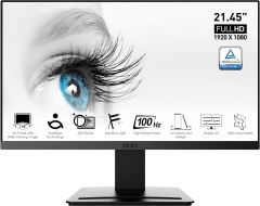 MSI PRO MP223 21.5 FHD FLAT VA 100HZ ANTI-GLARE MONITOR