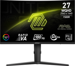 MSI MAG 275CQRF QD 27 VA WQHD 170HZ 1MS FREESYNC PREMIUM CURVED GAMING MONITOR