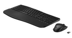 HP 680 Comfort Çift Modlu Unifying Bluetooth Kablosuz Klavye Mouse Seti Siyah 8T6L6AA