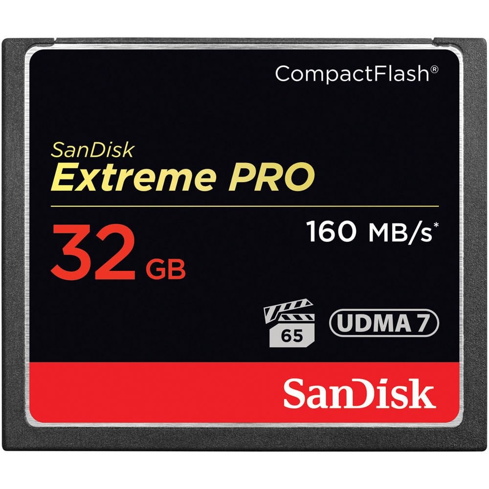 SanDisk Extreme PRO CompactFlash 32GB SDCFXPS-032G-X46 160MB/s 4K Hafıza Kartı