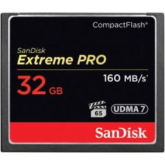 SanDisk Extreme PRO CompactFlash 32GB SDCFXPS-032G-X46 160MB/s 4K Hafıza Kartı