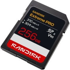 SANDISK Extreme PRO 256GB SDSDXDE-256G-GN4IN 310MB/s UHS-II V90 SDXC 8K Hafıza Kartı
