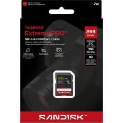 SANDISK Extreme PRO 256GB SDSDXDE-256G-GN4IN 310MB/s UHS-II V90 SDXC 8K Hafıza Kartı