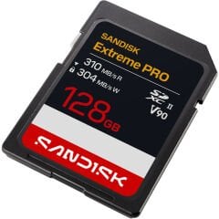 SANDISK Extreme PRO 128GB SDSDXDE-128G-GN4IN 310MB/s UHS-II V90 SDXC 8K Hafıza Kartı
