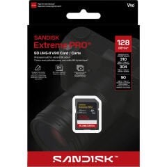 SANDISK Extreme PRO 128GB SDSDXDE-128G-GN4IN 310MB/s UHS-II V90 SDXC 8K Hafıza Kartı