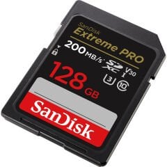 SanDisk Extreme Pro 128GB 200/90MB/s SDXC V30 UHS-I U3 Hafıza Kartı SDSDXXD-128G-GN4IN