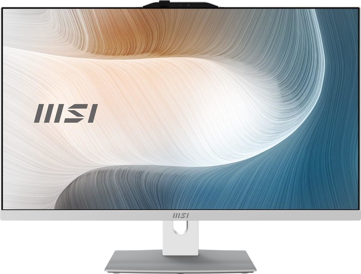 MSI MODERN AM272P 12M-1201TR I5-1235U 16GB RAM 500GB SSD 27 FHD W11H BEYAZ AIO PC
