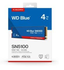 WD Blue SN5100 4TB WDS400T5B0E 6900/6700MB/s PCIe Gen 4.0 M.2 2280 NVMe SSD