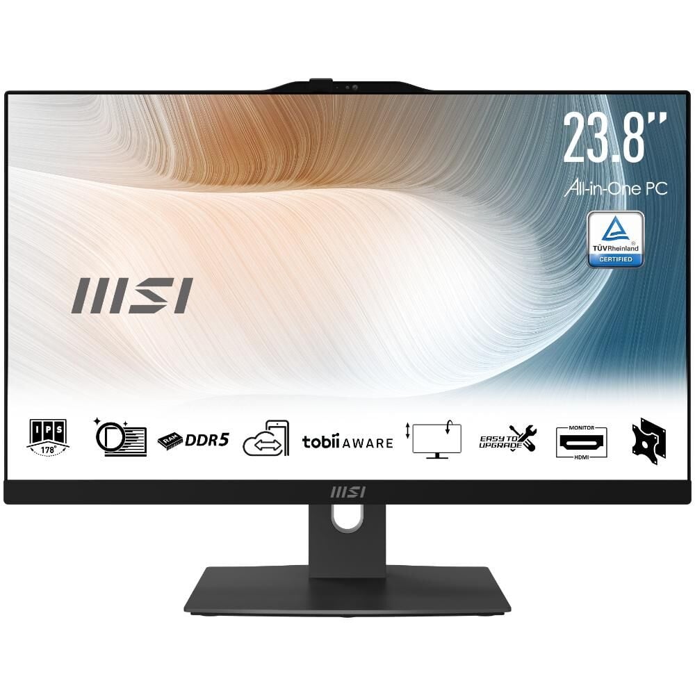 MSI MODERN AM272P 1M-1094XEU 27 FHD CORE 7 150U 16GB DDR5 1TB SSD FDOS SIYAH AIO PC