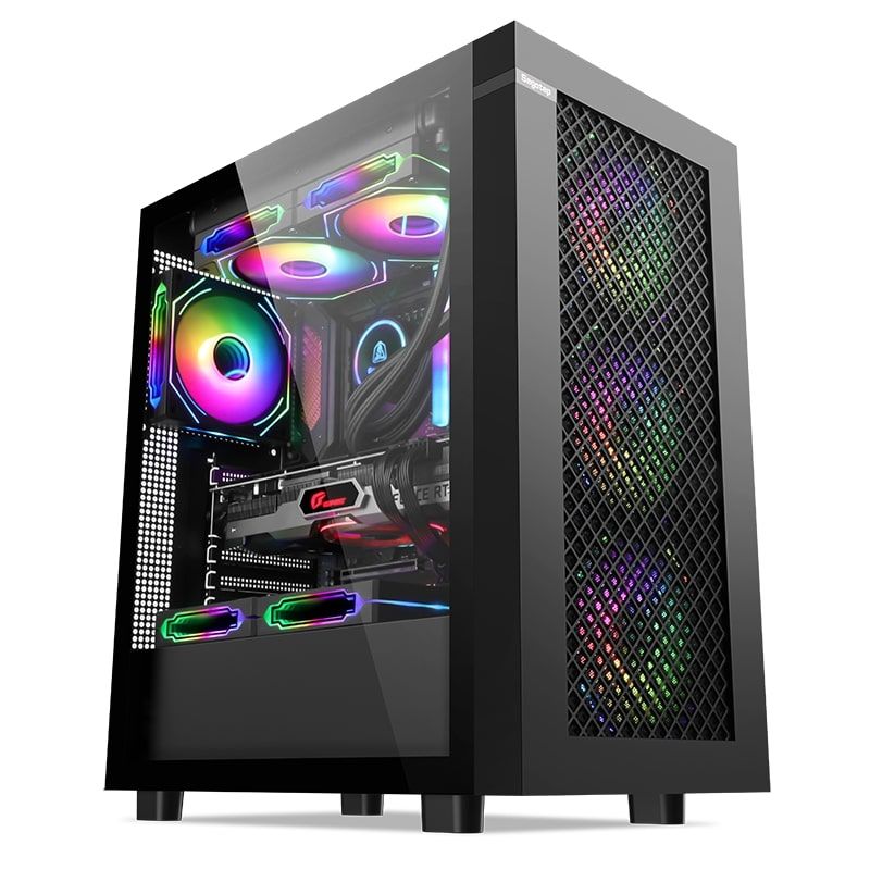 SEGOTEP Endura 1 Siyah 750W 80+ Bronze PCIE 5.0 Midi Tower Gaming Kasa