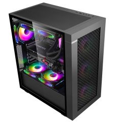 SEGOTEP Endura 1 Siyah 750W 80+ Bronze PCIE 5.0 Midi Tower Gaming Kasa