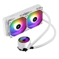 SEGOTEP BeVere 240 ARGB Beyaz Sıvı İşlemci Soğutucusu (AM5 ve LGA1700 Uyumlu)