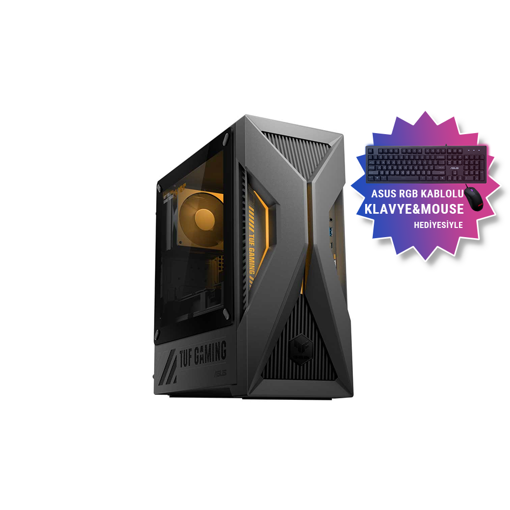 Asus TUF Gaming TM500MH-0R72600270 AMD Ryzen 7 260 16GB RAM 1TB SSD 16GB Radeon RX 9060XT Masaüstü Gaming PC