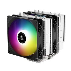 SEGOTEP FZ6 Pro Siyah 2x120mm Kule Tipi İşlemci Soğutucu (LGA 1700 ve AM5 Uyumlu)