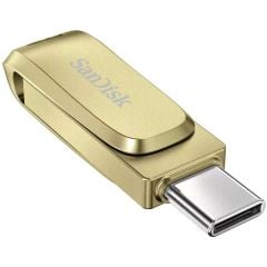 SanDisk Ultra Dual Drive Luxe 128GB Type-C USB 3.2 Flash Bellek Gold SDDDC4-128G-G46GD